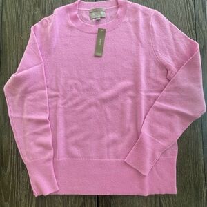 NWT J. Crew Cashmere Classic Crewneck Sweater | Size Small | BA400